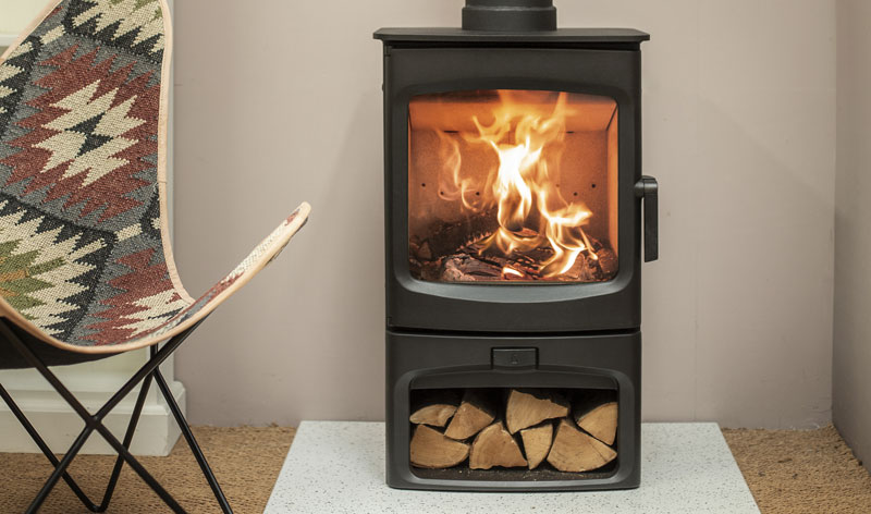 Poêle à bûches Aire 5 de Charnwood - proposé dans différentes puissances : 3, 5 ou 7 KW