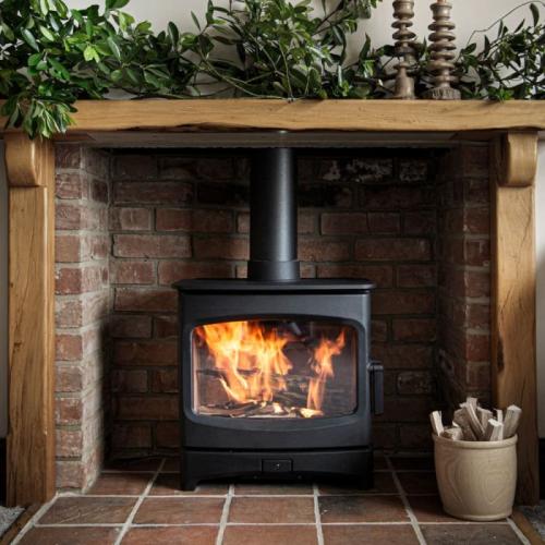 image Poêle à bois Aire 400 4KW 125mm de Charnwood
