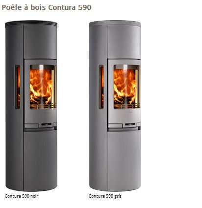 image Poêle à bois Série 500 de Contura
