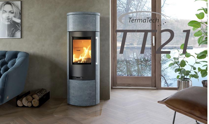 Poêle à bûches TT21 de Termatech - 