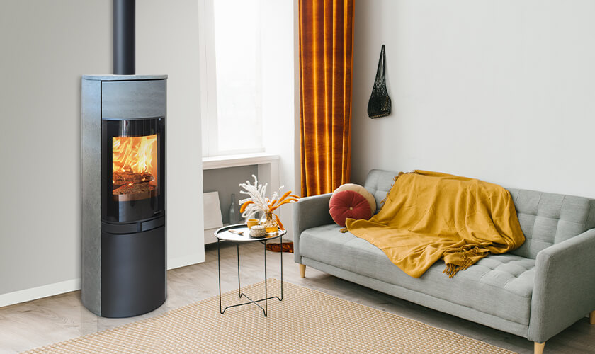 Poêle à bûches Jazz ollaire de Turbo Fonte - 