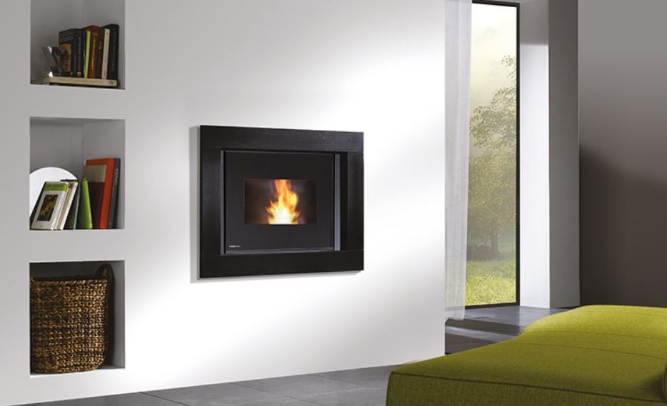 Cheminée insert Oscar V2 de Turbo Fonte - fonctionnant avec des granulés