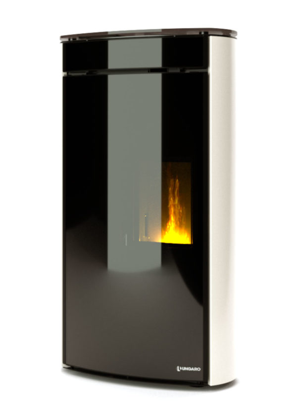 Poêle à granulés Fagiolo plus style de Ungaro - Peu profond, il sait se faire discret...