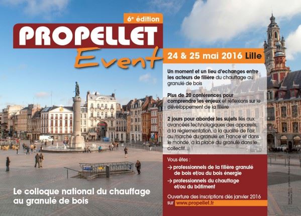 Colloque Propellet event à Lille 2016