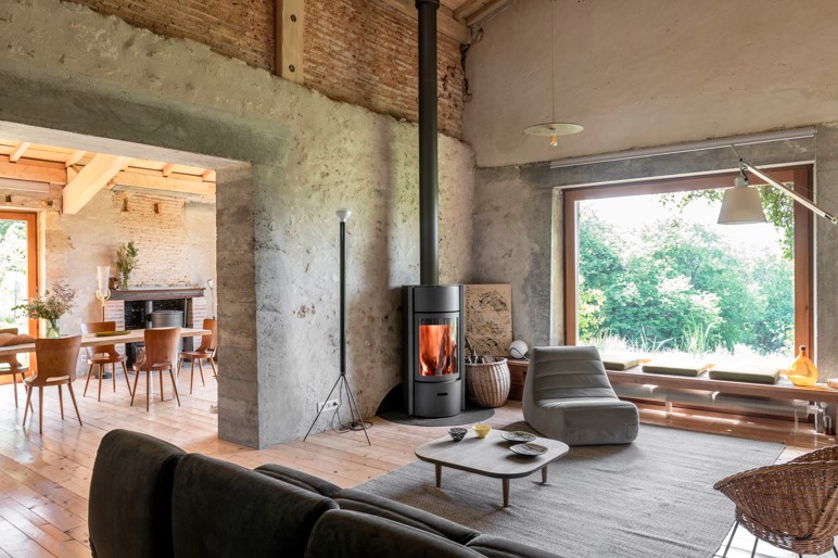 Stûv30 dans une ferme renovée - Atelier Boteko - Photo Julien Fernandez