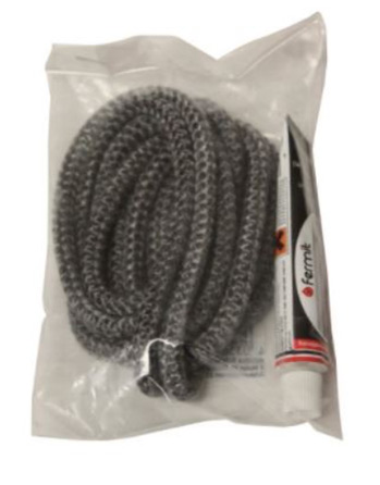 Corde D'étanchéité Blanche Pour Poêle + Colle (Kit)