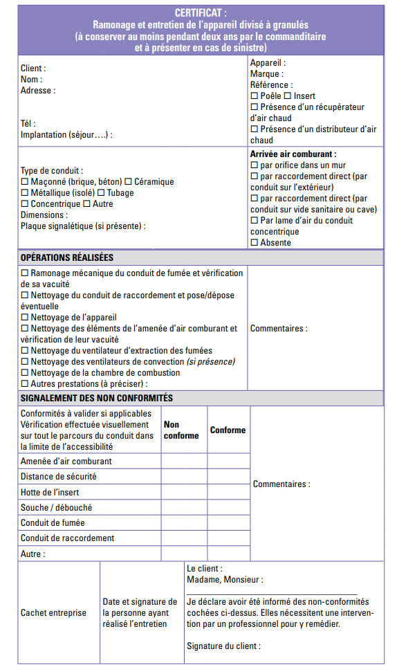 Exemple de fiche entretien du programme PACTE Exemple de fiche entretien du programme PACTE