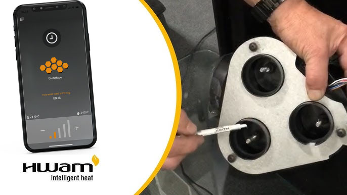 Système de régulation des 3 arrivées d'air chez Hwam